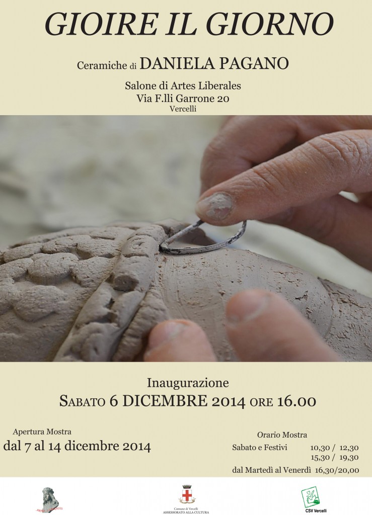 LOCANDINA MOSTRA Ceramica 2014